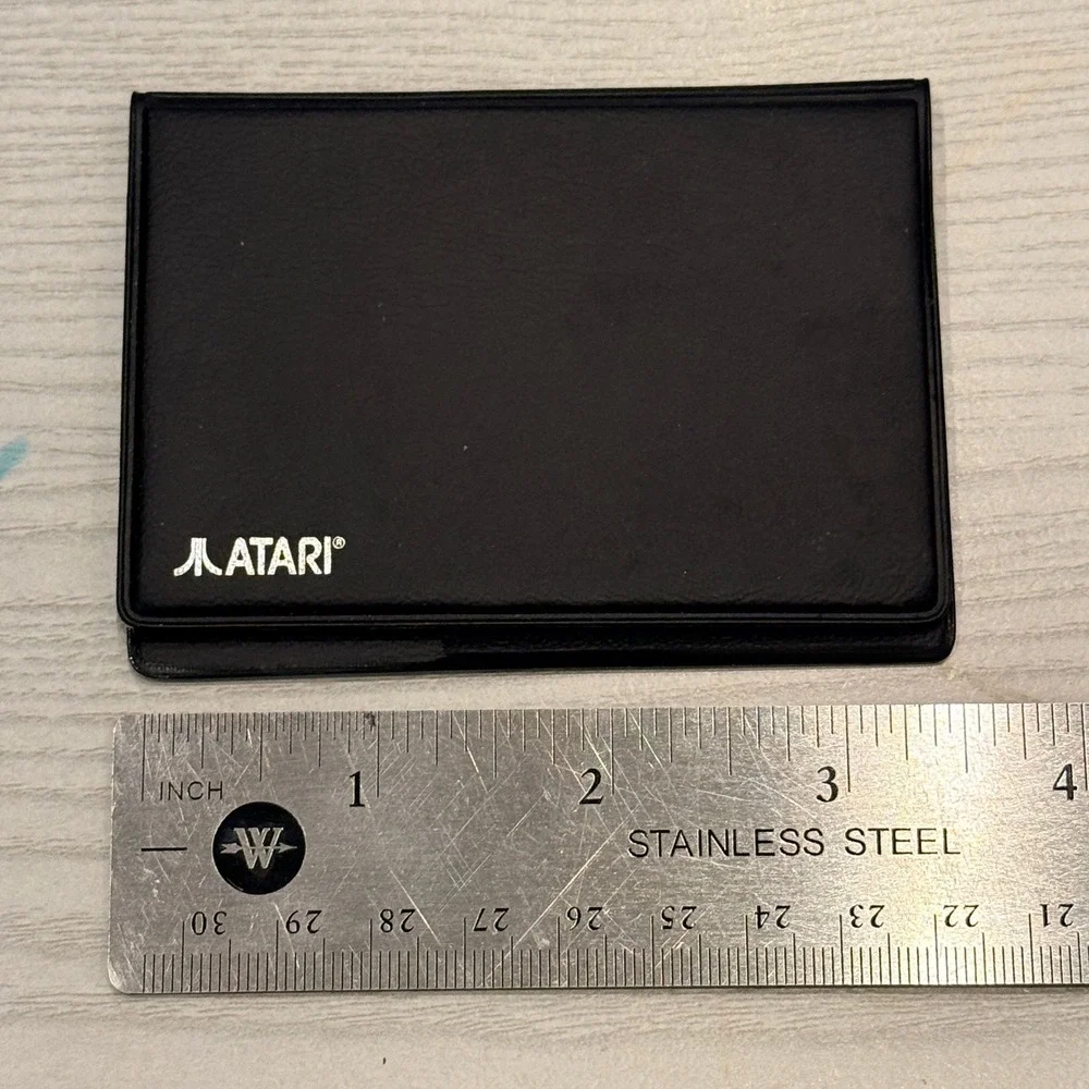 Atari Unisex DB 2300 Manual Case Vintage Tech Accessory OS Black Faux Leather